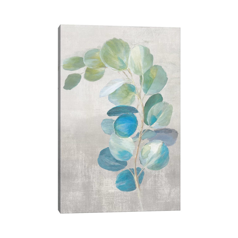 « Fresh II Grey » par Danhui nai, reproduction d’art, H 26 po x l 18 po x 1,5 po, Toile tendue, Pas de tapis