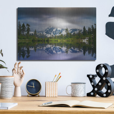 'Mount Shuksan' by Rick Berk Metal Wall Art