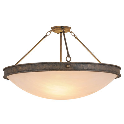 3 - Light Semi Flush Mount