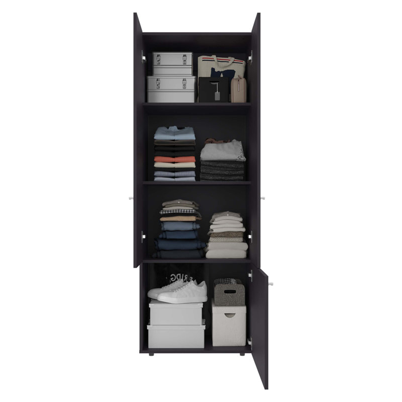 Armoire 3 portes, Noir