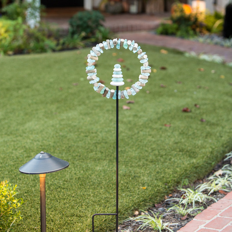 Piquet de jardin en verre