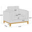 Fauteuil d'appoint surdimensionné 41,34 po Chanequa-107175892