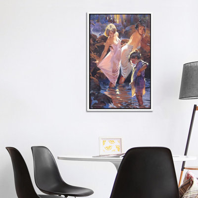 Dipping by Maher Morcos - Gallery-Wrapped Canvas Giclée on Canvas