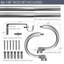 Tringle à rideaux simple réglable en métal Justi-508425364-508425352