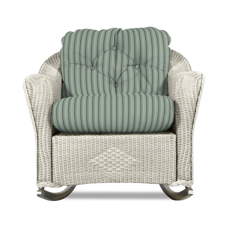Reflections Outdoor Rocker Chair, Beach Navy, Linen