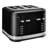 KitchenAid 4 Slice Toaster, Black Matte-101772643