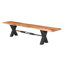 Iron Label Solid Wood Bench-46777406-47500967