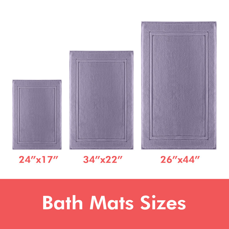 Patonai Bath Mat, 26", Light Purple