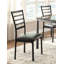 Ensemble de 4 chaises d'appoint en métal