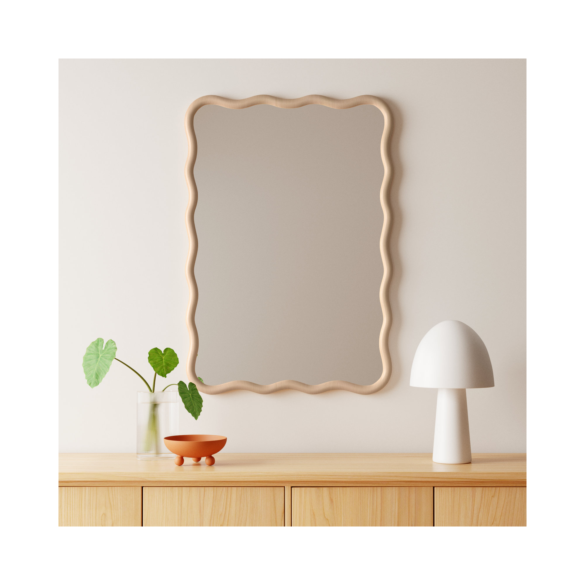 Andy Abstract Mirror, Natural