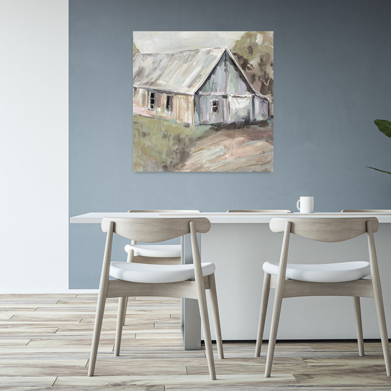 Art contemporain contemporain «Going To The Country I Neutral With Architecture», H 32 po x l 32 po