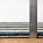 Silas Stripe Navy Hand Micro Hooked Wool Rug-102346089