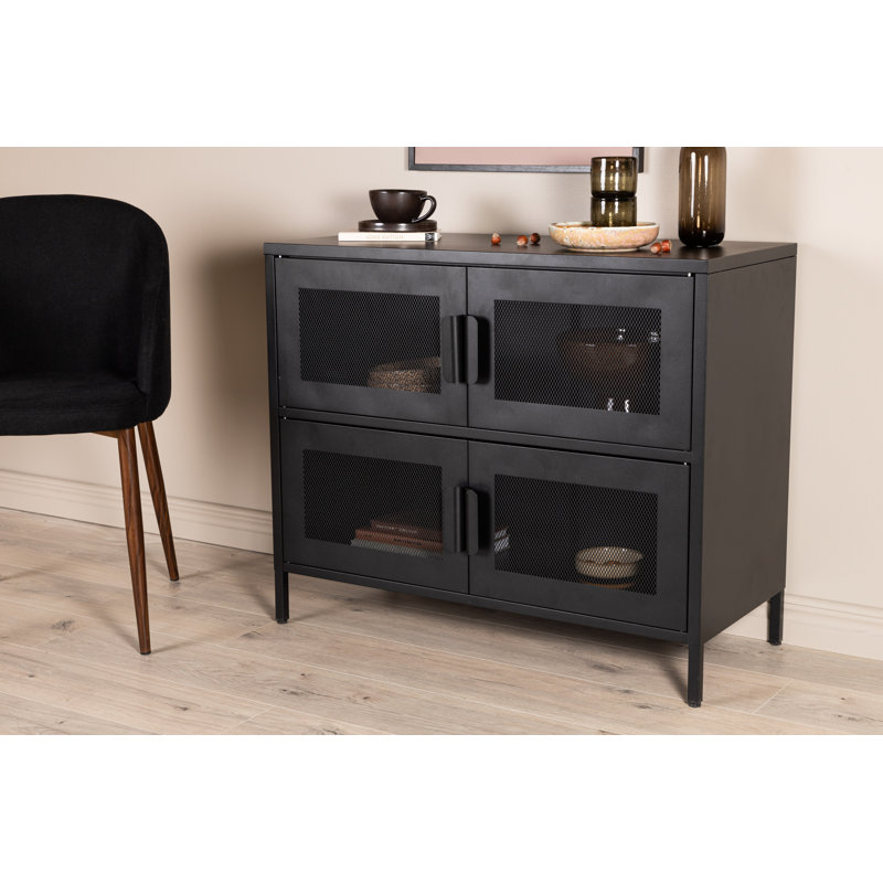 Jakaylin Steel Standard Accent Chest, Black