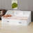 Upholstered Daybed, and Two Storage Drawers-129691288