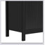 Buffet Wave Design avec 3 tablettes réglables, 3 tiroirs et portes à fermeture en douceur pour un rangement moderne-757423041