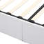 Lit plateforme tapissier avec système de rangement hydraulique-108720604-108720602