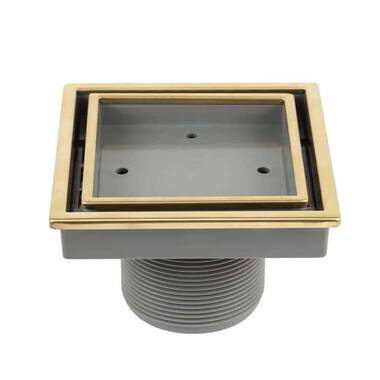 HEATGENE HB-FD4VB Tile-In Shower Drain Finish: Venetian Bronze