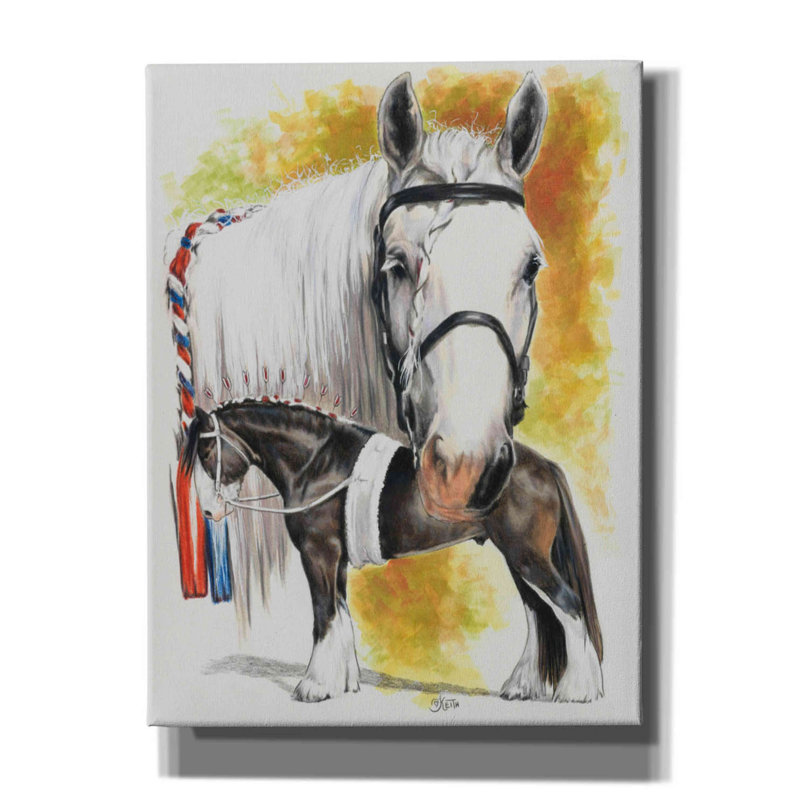 " Shire " by Barbara Keith, 16" H x 12" W x 0.75" D