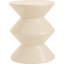 Table d'appoint en plastique de style sablier de 15 po, table de bout d'extérieur et table de chevet imperméables Michailo-1846870486