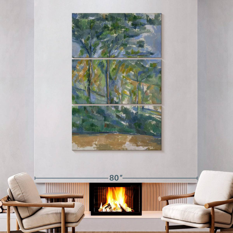 Paysage Harnek 1900, H 74 po x l 48 po
