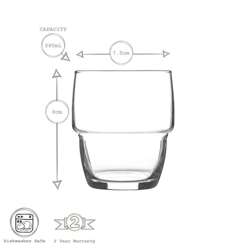 LAV - Galata Stacking Tumbler Glasses