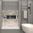 Saramar Three Panel Shower Wall-42040213-123016071