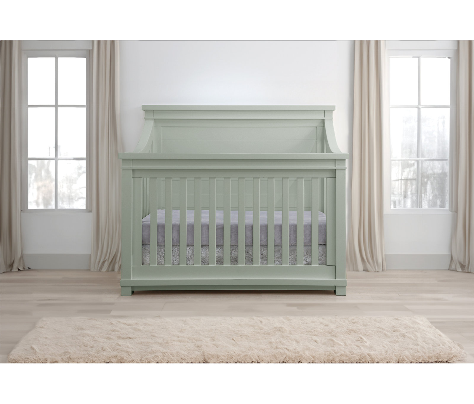 Rowan 4 -in-1 Convertible Crib, Sage