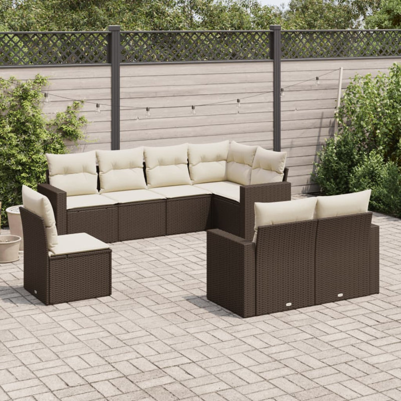 Ensemble de canapé de jardin Vidaxl