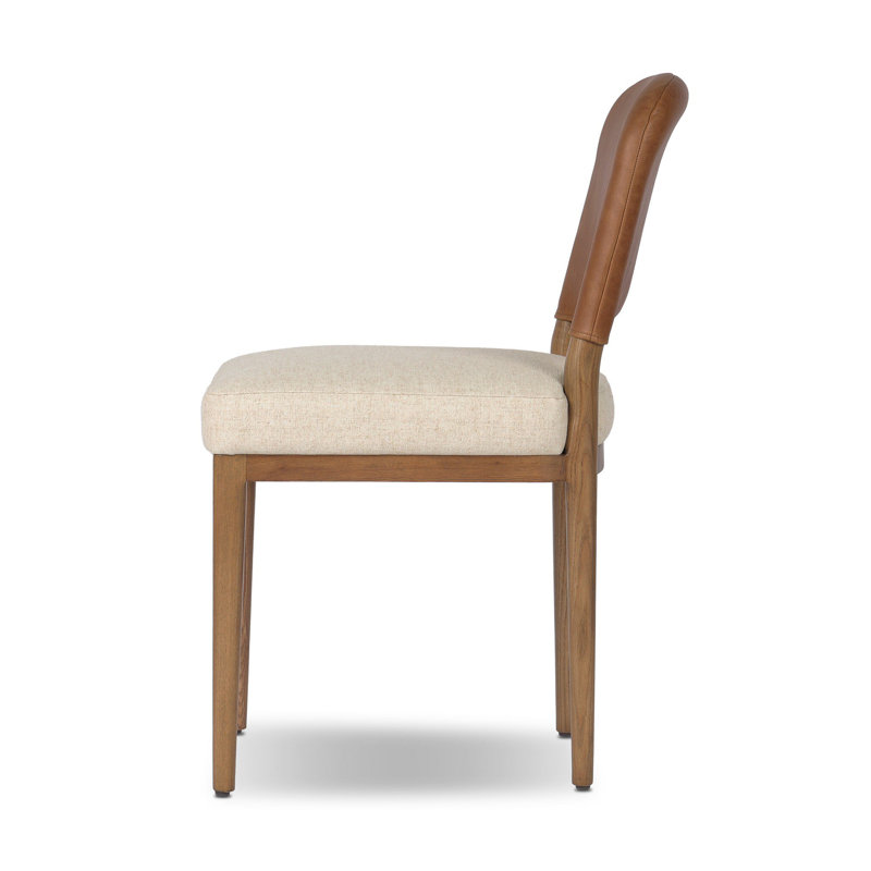 Ryver Dining Chair-Dulane Mahogany, Antwerp Natural