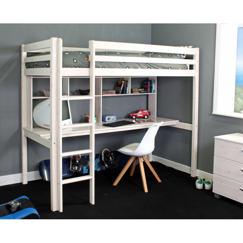 Nina European Single (90 X 200 Cm) High Sleepers with Desk Included