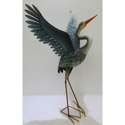 Spencyr Bird Metal Garden Statue