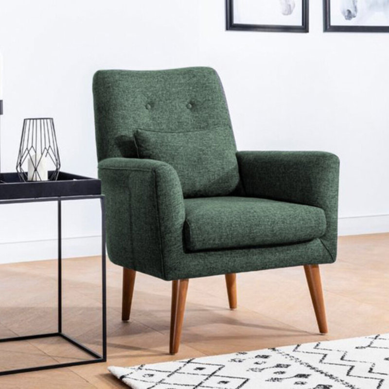 Ensemble de salon inclinable 2 pièces Sova, 100 % lin vert