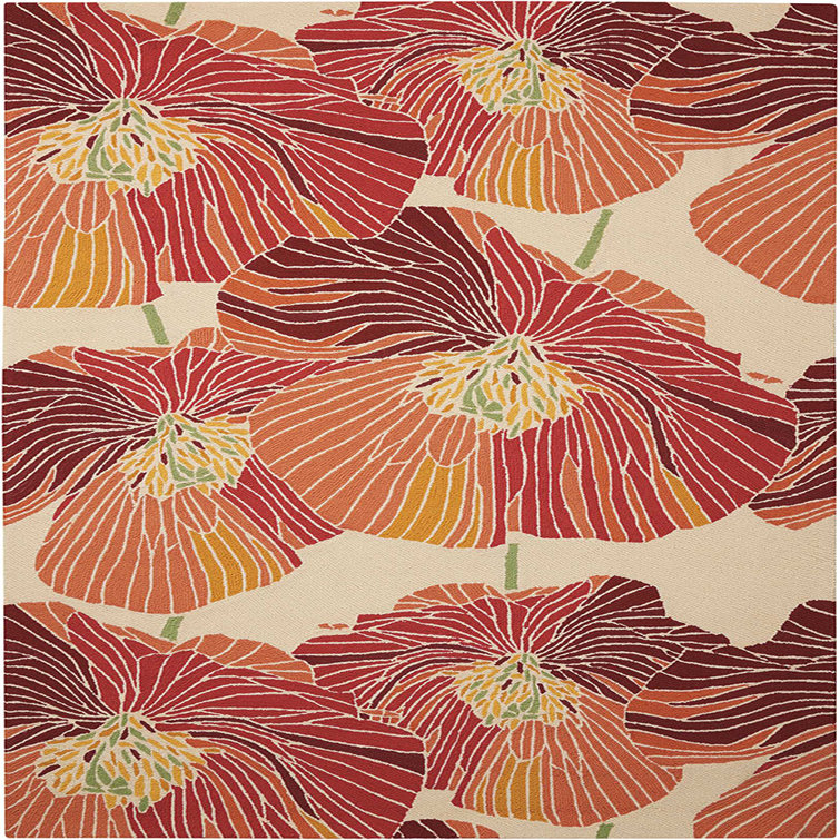 Aubuchon Floral Indoor Rug