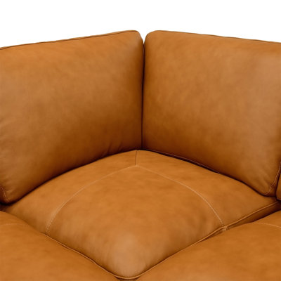 Canapé modulaire en cuir