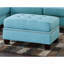 Moderne 3 pièces canapé de salon modulaire réversible avec repose-pieds capitonné en tissu de polyfibre-326472448