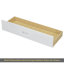 Lit plateforme en bois avec tête de lit, tablettes et 2 tiroirs-460657816-460657819