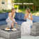 Bobia Wicker 10 - Person Patio Conversation Sets with Cushions