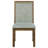 Natural Brown Rectangular Dining Set-196795889