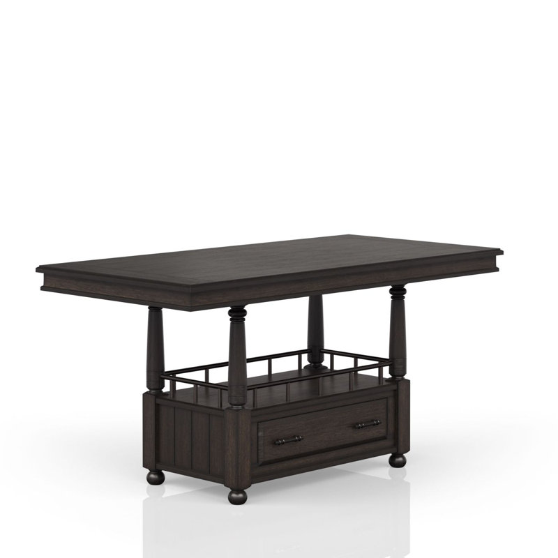 Deep Coffee Counter Height Dining Table