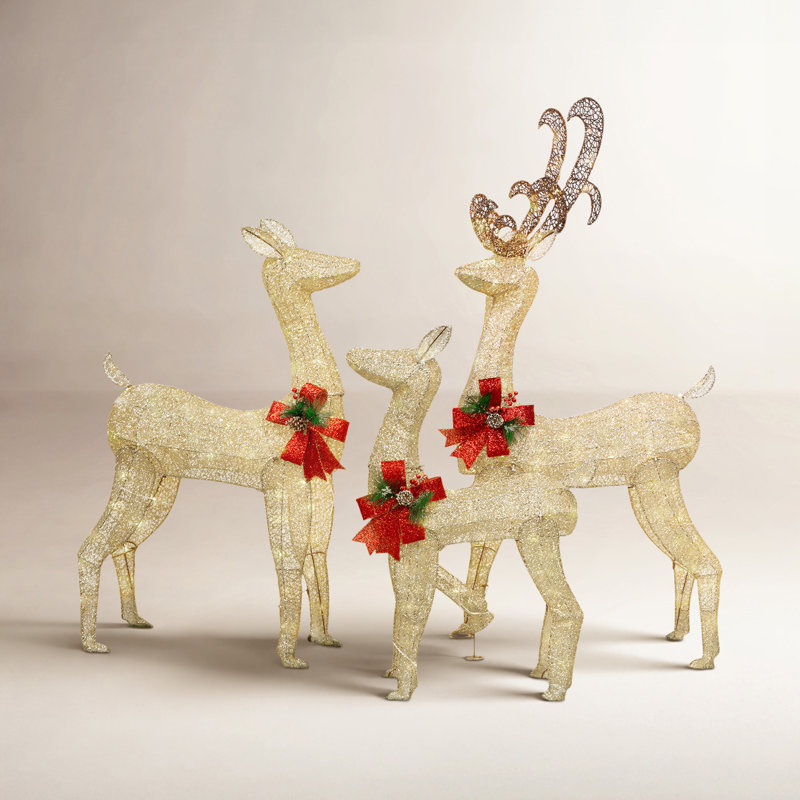 Tissu de décoration de Noël, Doré