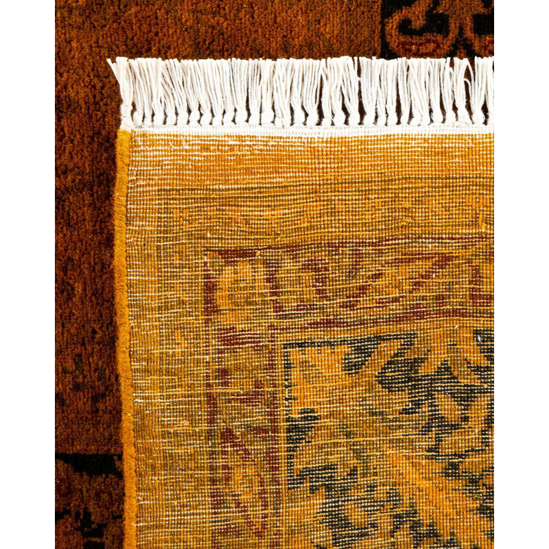 Tapis noué à la main unique en son genre Holsworth - doré