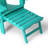 Laguna Outdoor Folding Adjustable Adirondack Chair With Cup Holder & Hideaway Ottoman (Set Of 2)-118474708
