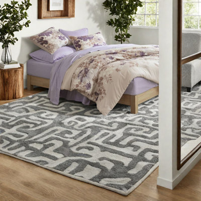 Ensembles de literie confortables, motif floral en polyester pour la maison