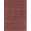 Tapis en jute géométrique cerise sur la surface Hewitt-20982418