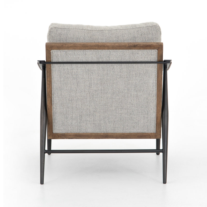 Kempsey Chair, Gabardine Gray Polyester Blend