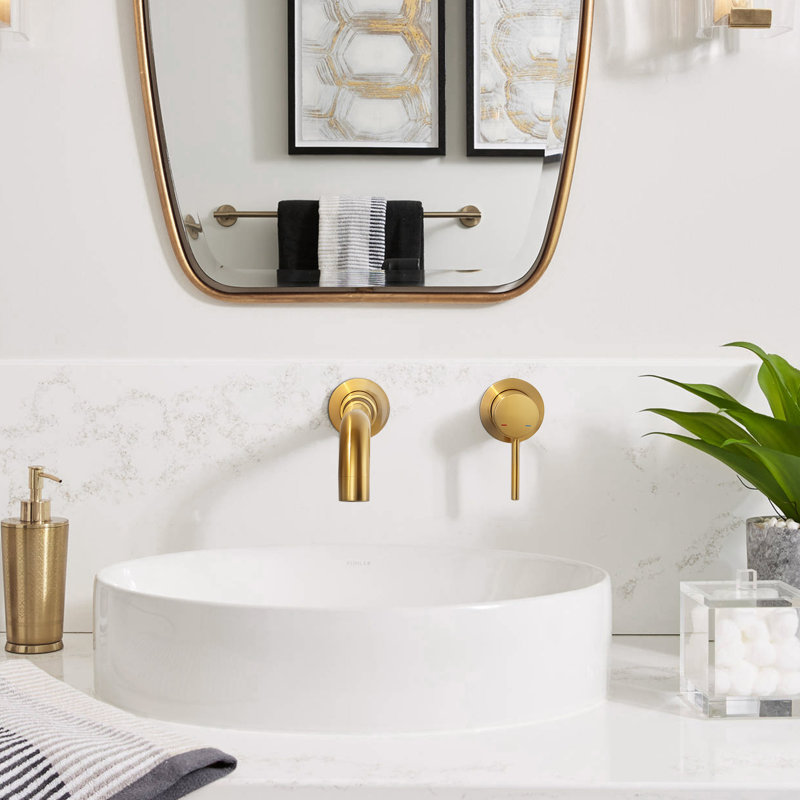 Single-handle Bathroom Faucet, Gold