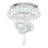 Dia 20" Modern Crystal Chandelier Crystal Flush Mount LED Ceiling Light Fixture for Living Room Foyer Dining Room Hallway Dimmable 2700k 4500k 6000k-799820816