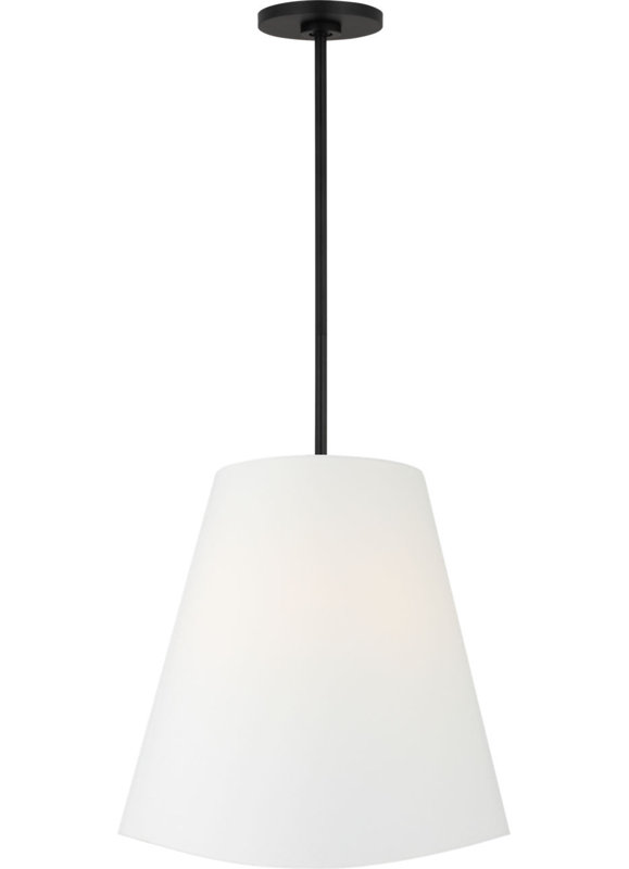 Beauvoir Hanging Shade, 17.88" H x 18" W x 17" D, Midnight Black