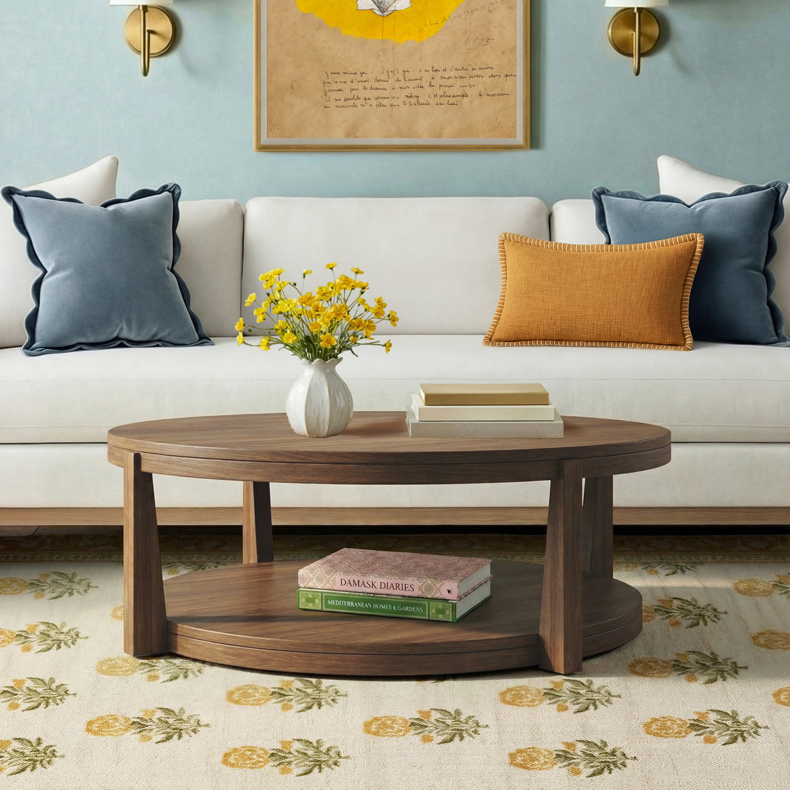 Cherine Solid Wood Coffee Table