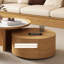 Table basse à bûches